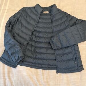 Charlie Paige Navy Quilted Jacket